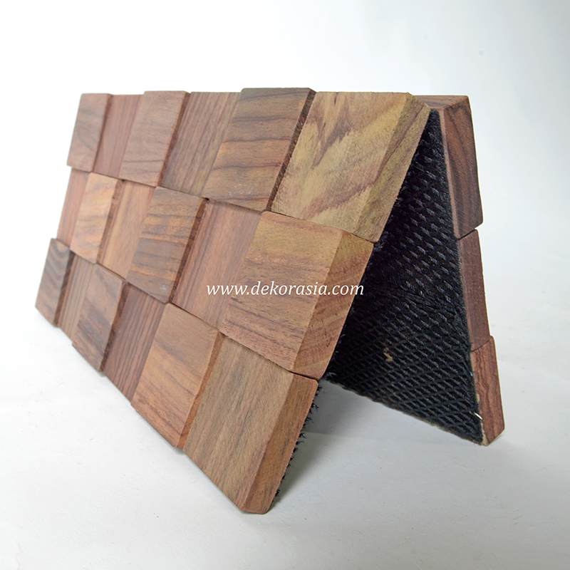 Wood Wall Cube Rosewood, Interior Wood Wall Cladding - Image 4