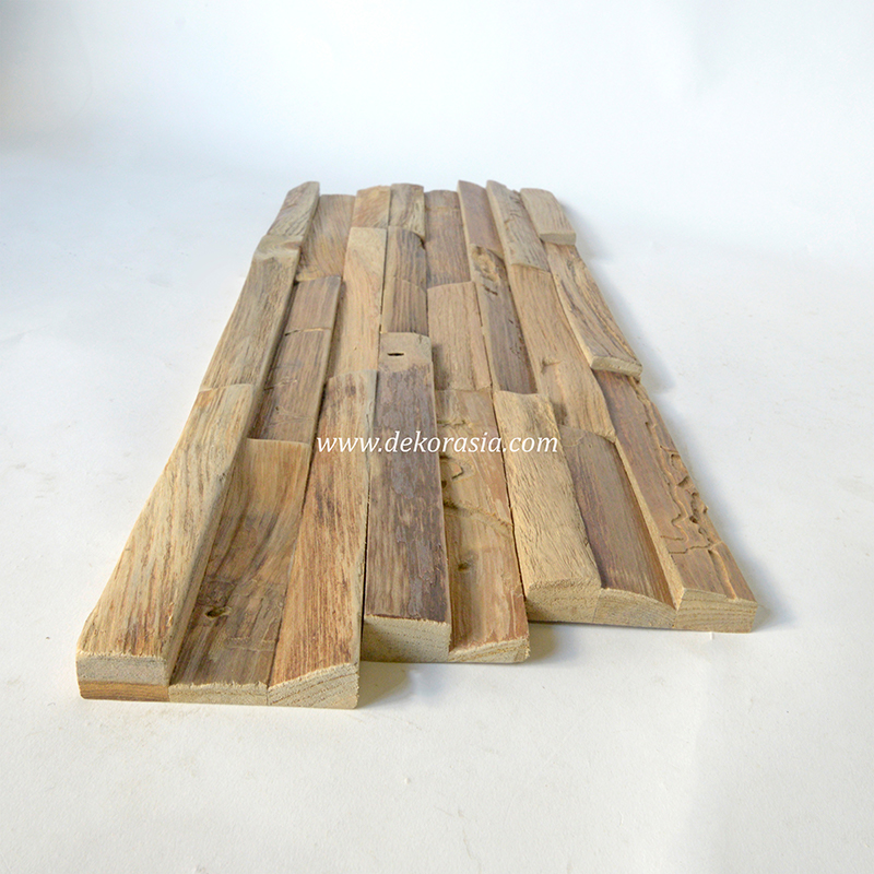 Wood Wall Flooring 323, Natural Wood Wall Cladding for Decoration - Image 3