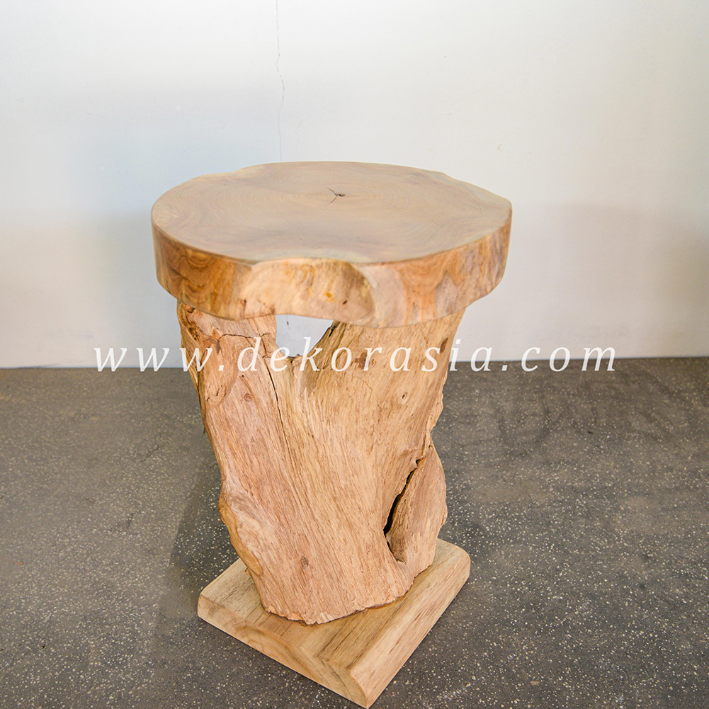 V Stool Round Stool - Wooden Stools for Home Furniture - Image 3