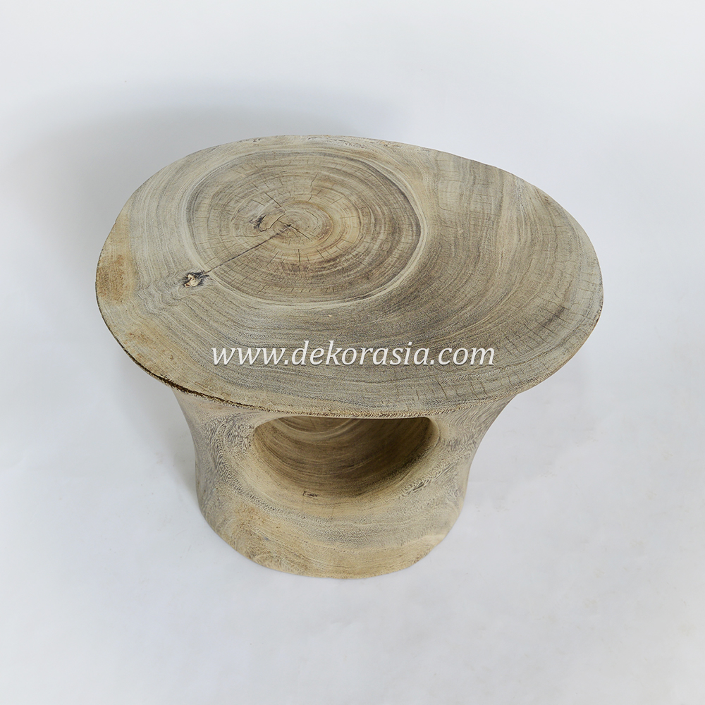 Vintage Wooden Stool Decorative, Suar Wood Stool Living Room, Solid Wood Furniture Wholesale - Image 4