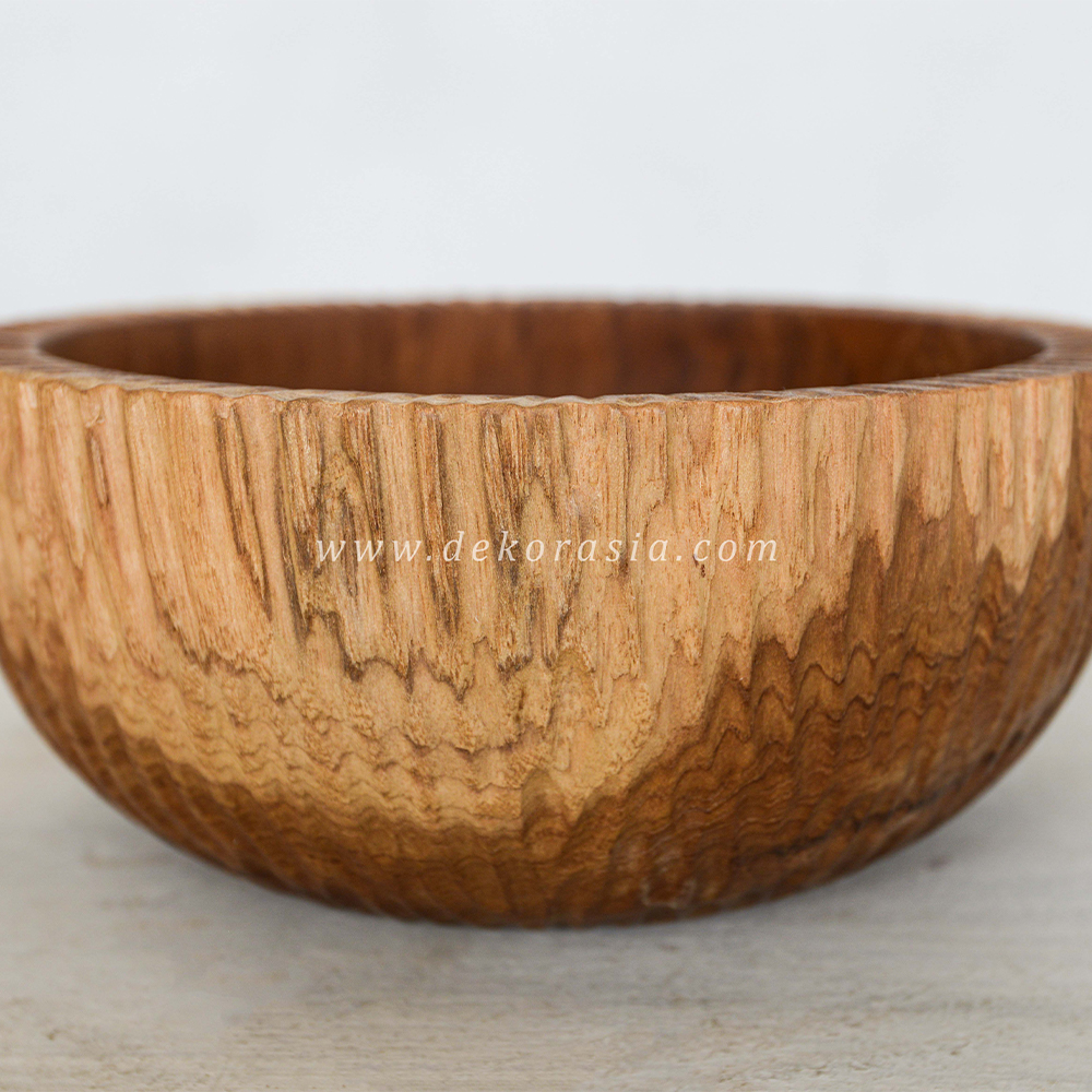 Wooden Fruit Bowl Tableware, Wooden Bowls for Salad, Dinnerware Sets Dishes Wood Bowl - Image 4