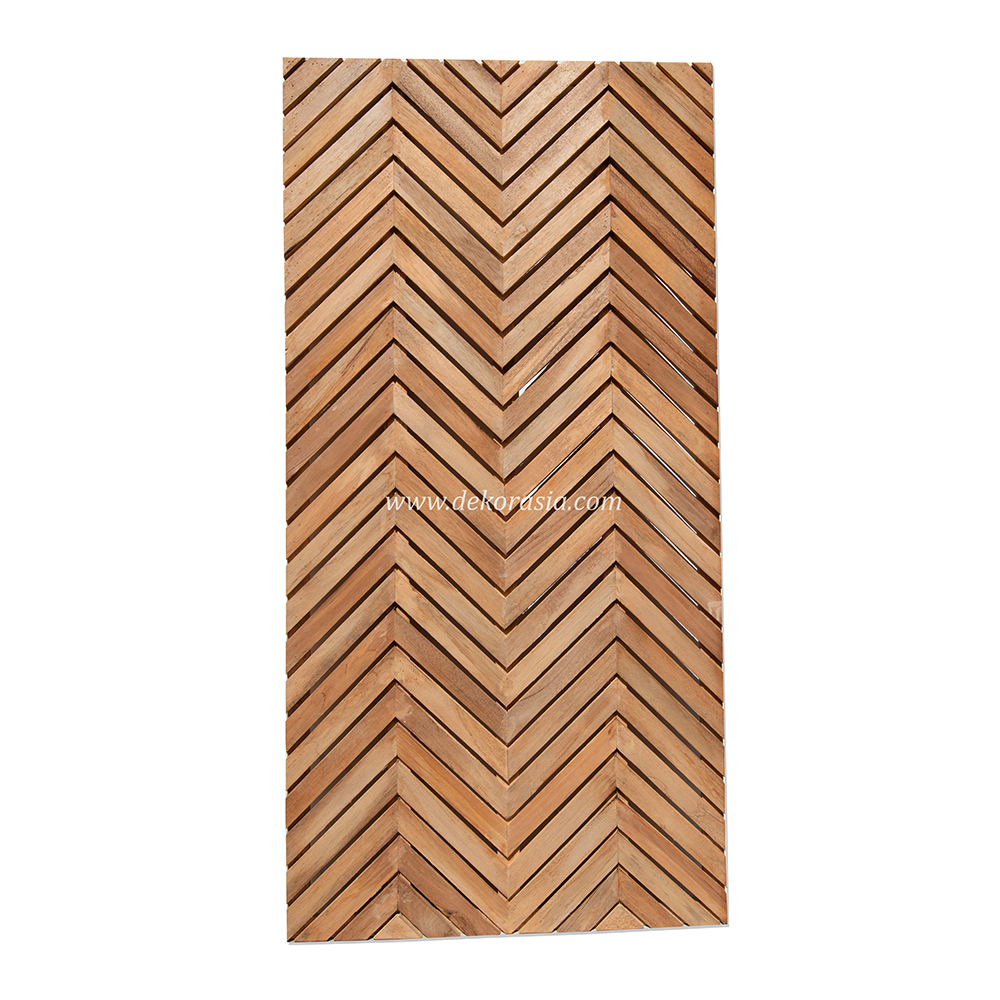 Wood Fence Wave Pattern Design - High Quality Wood Panels for Indoor Decoration - Image 1