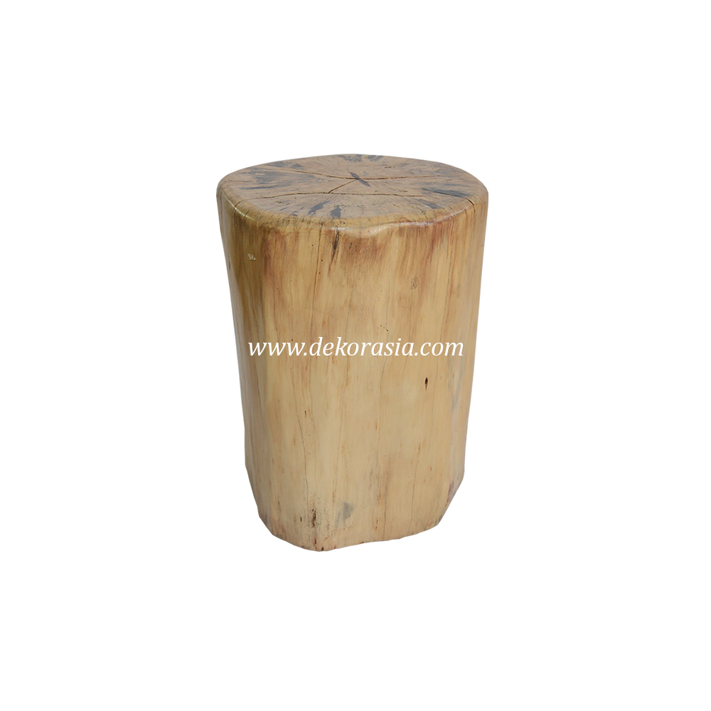 Round Wooden Stool, Custom Wooden Stool Living Room Furniture, Natural Wood Stool Decorative - Image 1