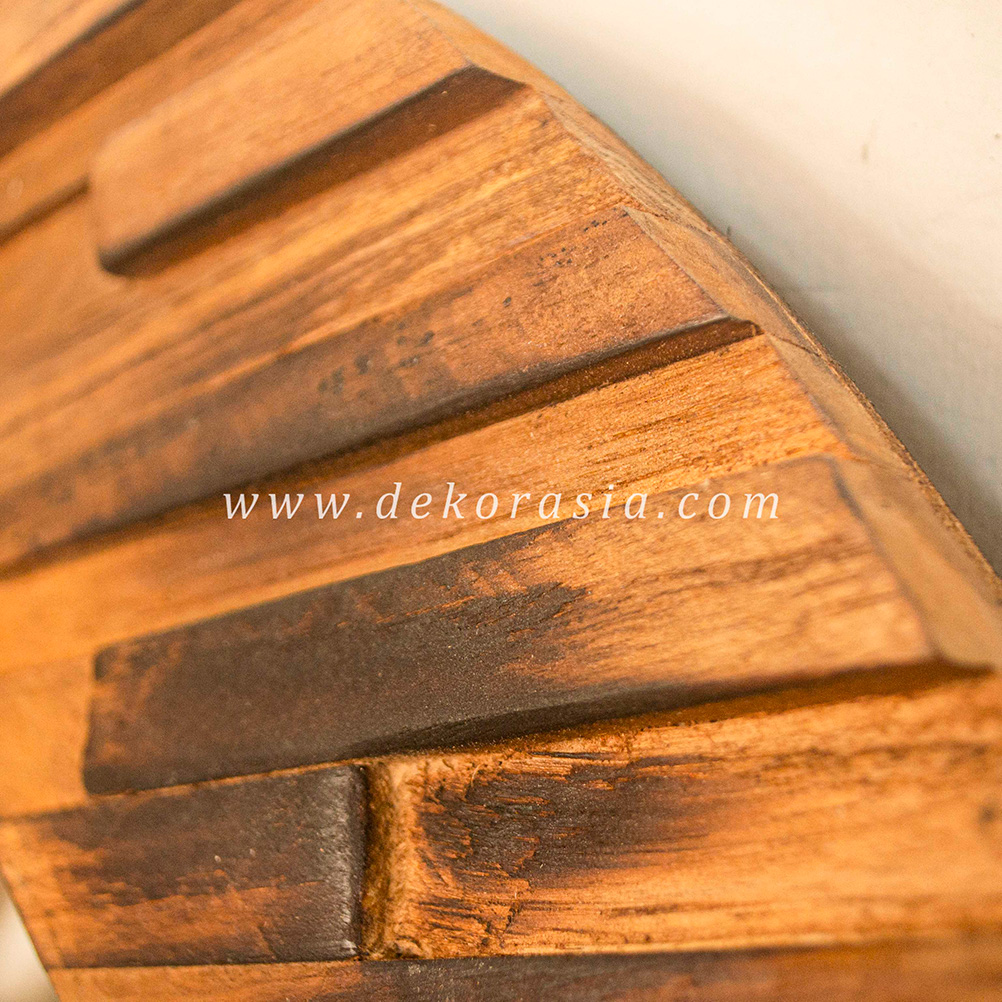 Round Rustic Mirror Hanging Mirror Wall Decoration - Mirror Home Decoration - Image 2