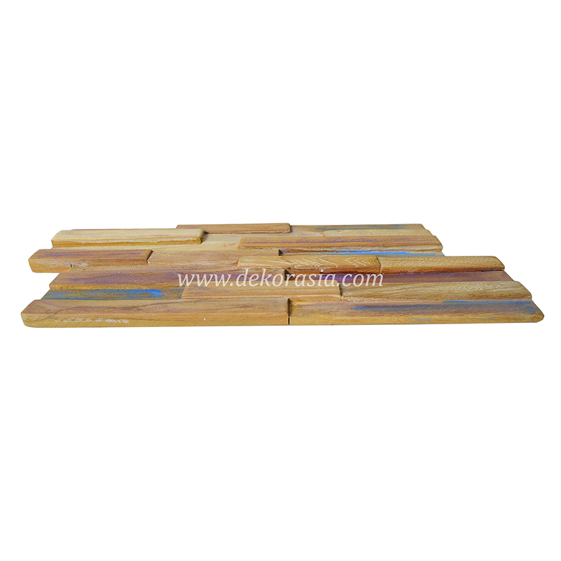 Wood Wall Panels Rainbow, Natural Wood Wall Cladding for Wall Decoration - Image 3