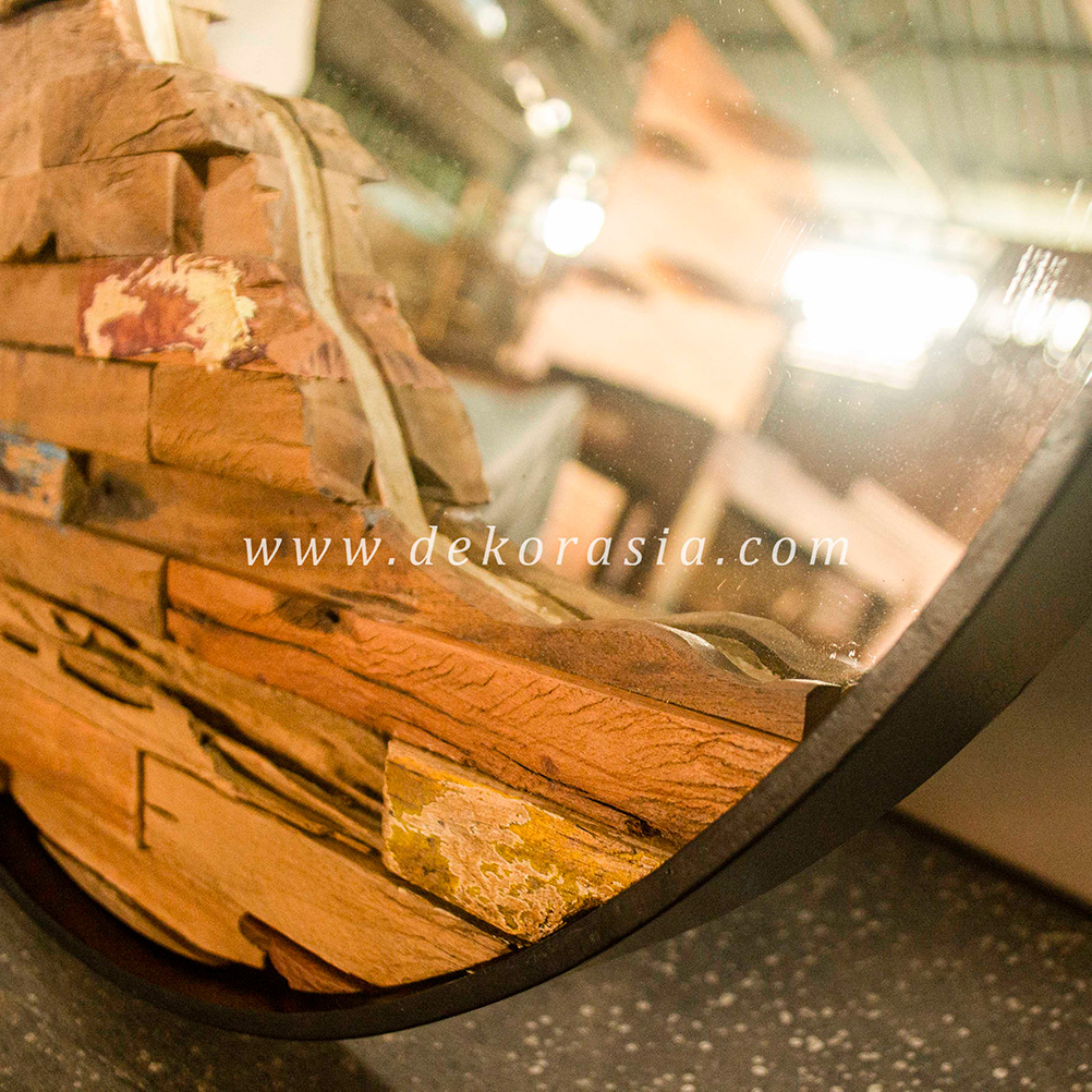 Round Wash Mirror Aesthetic, Wall Mirror High Quality Decorative, Wall Mirror Home Decoration - Image 3